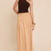 Prettylittlething Sand Chiffon Ruched Drop Waist Maxi Skirt -Pretty Little Thing Shop 018400c283f81502cc6013099f6fcc0e180c1e61 CNN5326 1 sand chiffon ruched drop waist maxi skirt