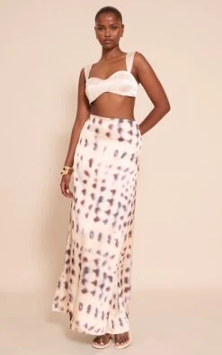 Prettylittlething Stone Blurred Printed Satin Maxi Skirt -Pretty Little Thing Shop 0269d5a9768c3b27000c68252931952f240a50a3 CNN4128 4 stone blurred printed satin maxi skirt