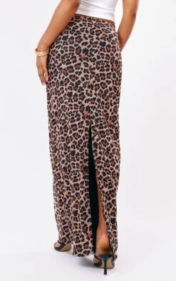 Prettylittlething Leopard Printed Lined Mesh Maxi Skirt -Pretty Little Thing Shop 02db8eb2ec888dc198a91e95f86bb05fa80f35f2 CNI8004 3 leopard printed lined mesh maxi skirt