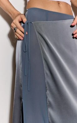 Charcoal Satin Wrap Detail Chiffon Maxi Skirt 9 Charcoal Satin Wrap Detail Chiffon Maxi Skirt -Pretty Little Thing Shop 02f50c336394aee3d5707a8b2178faf040f950d1 CNN9329 4 charcoal satin wrap detail chiffon maxi skirt