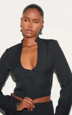 Prettylittlething Black Plunge Scoop Neck Shirt -Pretty Little Thing Shop 02fa37447acd15f1694ef50c27f2f77a61f562f1 CNL7496 4 black plunge scoop neck shirt