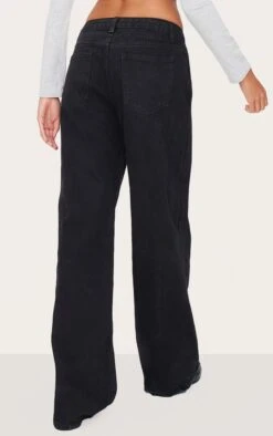 Prettylittlething Washed Black Low Rise Wide Leg Jean -Pretty Little Thing Shop 032311dc223360b4d59612e66d6e647cdf9a6034 cnc1971 3