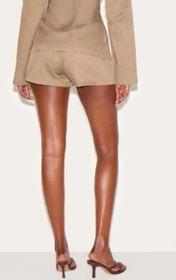 Prettylittlething Light Brown Tailored Woven Shorts -Pretty Little Thing Shop 03c13eb2544b32471407f5a238045e7292fc40c4 CNL9294 3 light brown tailored woven shorts