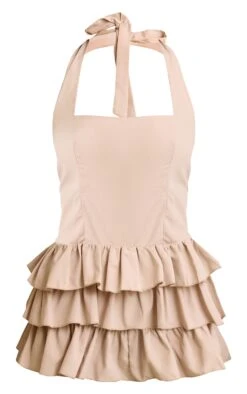 Prettylittlething Stone Rara Halter Neck Skort Romper -Pretty Little Thing Shop 03eaf441fea91eb0eb3e93876b886e1346b5027d CNM0452 5 stone rara halter neck skort playsuit