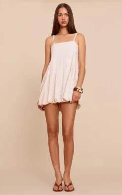 Prettylittlething Natural Textured Woven Pleated Mini Dress -Pretty Little Thing Shop 04ae021ea223ed903518551e488c74c588aadab2 CNN3856 3 natural textured woven pleated mini dress