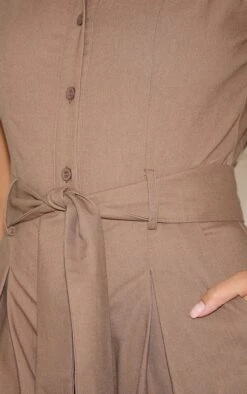 Prettylittlething Mocha Woven Sleeveless Pocket Detail Romper 8 Prettylittlething Mocha Woven Sleeveless Pocket Detail Romper -Pretty Little Thing Shop 06821020a701e74842bec168d2aa1c6e254cc448 CNN7790 4 mocha woven sleeveless pocket detail playsuit