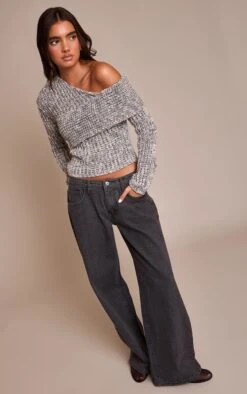 Prettylittlething Grey Chunky Knit Asymmetric Sweater 7 Prettylittlething Grey Chunky Knit Asymmetric Sweater -Pretty Little Thing Shop 06f499ca53923484db6cc13d3a5f5d7a3d7ec967 CNO5626 3 grey chunky knit asymmetric jumper