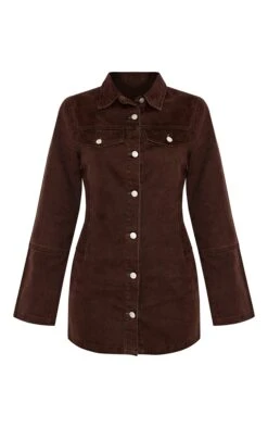 Prettylittlething Dark Chocolate Seam Detail Long Sleeve Denim Shirt Dress 9 Prettylittlething Dark Chocolate Seam Detail Long Sleeve Denim Shirt Dress -Pretty Little Thing Shop 07798be29eb41895307408d4074870ed49ef9dd9 CNN2906 5 dark chocolate seam detail long sleeve denim shirt dress