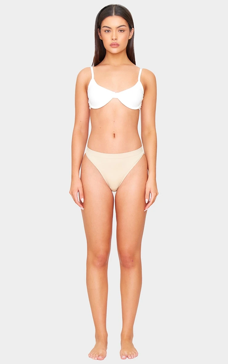 Prettylittlething Nude Multi Pack Of 3 Seamless Thongs 3 Prettylittlething Nude Multi Pack Of 3 Seamless Thongs - Image 3