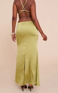 Prettylittlething Olive Satin Floaty Maxi Skirt -Pretty Little Thing Shop 08f83e1239db4e0121b71faea495297bf780fae2 CNN4393 3 olive satin floaty maxi skirt