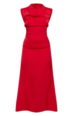 Prettylittlething Red Satin Boat Neck Fishtail Midi Dress -Pretty Little Thing Shop 09e7d2d6536cda2771604dbc3d03e18203d13045 CNN3354 5 red satin boat neck fishtail midi dress