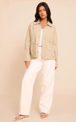 Prettylittlething Sand Curved Pocket Denim Jacket -Pretty Little Thing Shop 0a0a2ed0cd87e9e160a92d8632fc1de55ae72578 CNN2923 3 sand curved pocket denim jacket