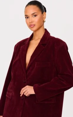Prettylittlething Burgundy Faux Suede Longline Blazer -Pretty Little Thing Shop 0aab6bef72b82dbed46f0552dd68f6f2ac1f43e7 cnl5066 4