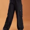 Prettylittlething Black Wide Leg High Waisted Cargo Pants -Pretty Little Thing Shop 0ab22fd34679b86e66d4bb132f7a9db52a5965f6 cmg9259 2