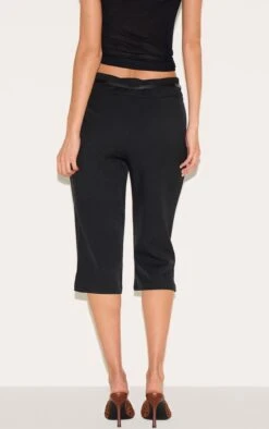 Prettylittlething Black Woven Belt Detail Capri's -Pretty Little Thing Shop 0adc2e47ebdda32a6d06376d25fac43d211e843d CNM2299 3 black woven belt detail capri s