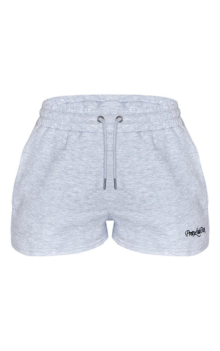 Ash Grey Prettylittlething Sweat Shorts 5 Ash Grey Prettylittlething Sweat Shorts - Image 5