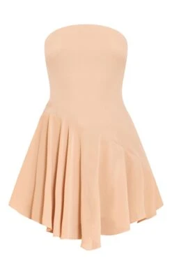 Prettylittlething Beige Woven Bandeau Frill Detail Romper -Pretty Little Thing Shop 0bb48be136ef1a025fc0fc51dcd6cbb252fb7aa4 CNN5492 5 beige woven bandeau frill detail playsuit