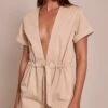 Beige Utility Tie Belt Romper 11 Beige Utility Tie Belt Romper -Pretty Little Thing Shop 0c6e165a084892f4322f8be28cc4601ead784b7b CNO0456 1 beige utility tie belt playsuit