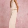 Cream Textured Shirred Waist Jumpsuit 10 Cream Textured Shirred Waist Jumpsuit -Pretty Little Thing Shop 0d3fd1c0cada683262b987ebb1a14729b1b6a7ef CNO0491 1 cream textured shirred waist jumpsuit