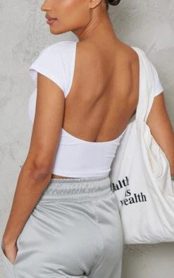 Prettylittlething White Soft Rib Backless Top 8 Prettylittlething White Soft Rib Backless Top -Pretty Little Thing Shop 0da956c06fd39a8dcd0abe3e75f7d954e89ba73d CNC9233 4 white soft rib backless top