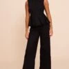 Prettylittlething Black Cotton Peplum Detail Wide Leg Jumpsuit -Pretty Little Thing Shop 0ea06ce3d322285fb0184713031dfec8f70e5c36 CNN4935 1 black cotton peplum detail wide leg jumpsuit