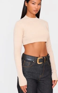Prettylittlething Oatmeal Knitted Cropped Crew Neck Sweater 8 Prettylittlething Oatmeal Knitted Cropped Crew Neck Sweater -Pretty Little Thing Shop 0edcd70a2f6beadc635cc52bcf8b7fceac70903f cmz5075 4
