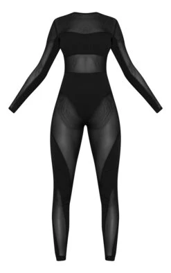 Prettylittlething Black Mesh Panelled Long Sleeve Jumpsuit 9 Prettylittlething Black Mesh Panelled Long Sleeve Jumpsuit -Pretty Little Thing Shop 0f4d34d2a5a4efdbd3203ac85d5f4bf4b78d6277 cmu5368 5
