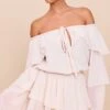 Prettylittlething Cream Chiffon Ruffle Detail Long Sleeve Romper -Pretty Little Thing Shop 0f9a7507bf9d4d49902eae070ef891b61826647e CNN0128 1 cream chiffon ruffle detail long sleeve playsuit