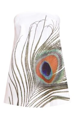 Prettylittlething White Feather Printed Cotton Look Bandeau A-line Dress 9 Prettylittlething White Feather Printed Cotton Look Bandeau A-line Dress -Pretty Little Thing Shop 1031cde1a81d80e330e859218bfba2f90d44bf75 CNN1330 5 white feather printed cotton look bandeau a line dress