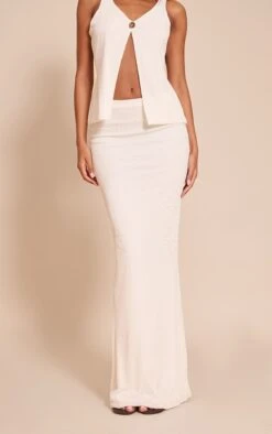 Tall White Textured Lined Maxi Skirt 6 Tall White Textured Lined Maxi Skirt -Pretty Little Thing Shop 1094a3d2d5f77144e228a203babe6e0cc0fc7962 CNN8981 2 tall white textured lined maxi skirt