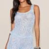 Prettylittlething Blue Sequin Knit Short -Pretty Little Thing Shop 11205c2fadabd01bb9641e7e556199d838ab3902 CNN2691 1 blue sequin knit short