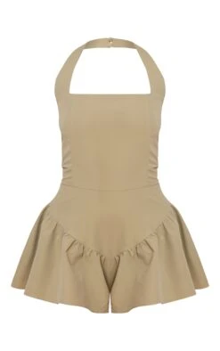 Prettylittlething Sage Halter Neck Drop Waist Floaty Romper 9 Prettylittlething Sage Halter Neck Drop Waist Floaty Romper -Pretty Little Thing Shop 112fb55764640e12a8ccb1c797c8380981db1054 CNN4938 5 sage halter neck drop waist floaty playsuit