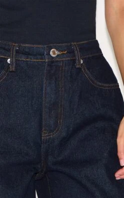 Prettylittlething Dark Indigo High Waist Mom Jeans -Pretty Little Thing Shop 114810d3ddede9ad3e66d7acbd969b5d2b5bac82 CNL7121 4 dark indigo high waist mom jeans