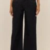 Prettylittlething Raw Indigo Low Rise Wide Leg Jeans