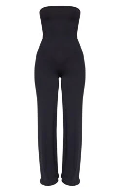 Black Double Layer Contour Jersey Bandeau Wide Leg Jumpsuit -Pretty Little Thing Shop 12133cbb77af769bcfd5045247d0fafbab52fd1f cni5813 5