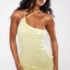 Prettylittlething Yellow Sequin One Shoulder Strappy Bodycon Dress -Pretty Little Thing Shop 1245f98ab3b02bc0f2f6219292167cff002e7c86 cni9495 1