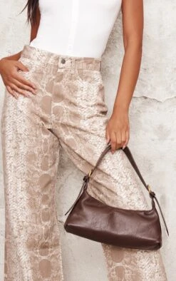 Prettylittlething Light Brown Snake Print Wide Leg Jeans 8 Prettylittlething Light Brown Snake Print Wide Leg Jeans -Pretty Little Thing Shop 127e9f91ed0ce8b7b128aae321db5a2dd9b1efed cnj6522 4