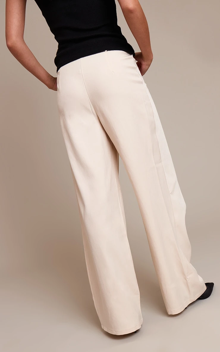 Stone Woven Wrap Front Pants 3 Stone Woven Wrap Front Pants - Image 3