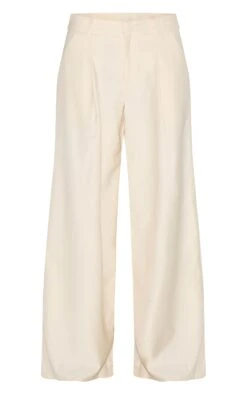 Prettylittlething Cream Woven Double Pleat Wide Leg Pants 9 Prettylittlething Cream Woven Double Pleat Wide Leg Pants -Pretty Little Thing Shop 1459204b9dc9979a25efcdfc3d208307f73cf279 CNL7444 5 cream woven double pleat wide leg trousers