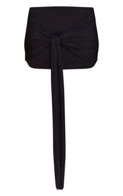 Prettylittlething Black Textured Tie Front Mini Skirt 11 Prettylittlething Black Textured Tie Front Mini Skirt -Pretty Little Thing Shop 151f920c63430ad56e309474681e42480775dc43 CNM9147 6 black textured tie front mini skirt