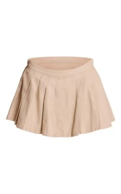 Prettylittlething Sand Pleated Denim Mini Skirt -Pretty Little Thing Shop 1524490b7b05c8349f6dc3fd4d4013f32539924d CNN6872 6 sand pleated denim mini skirt
