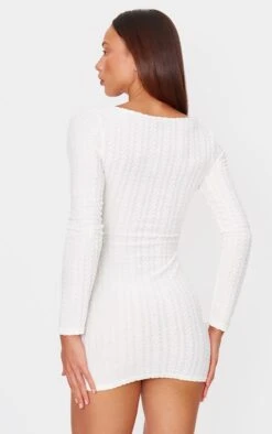 Prettylittlething Cream Towel Boat Neck Bodycon Dress -Pretty Little Thing Shop 1578c748b074ed225d2782d4014c410f8a4e97fa cnl0147 2