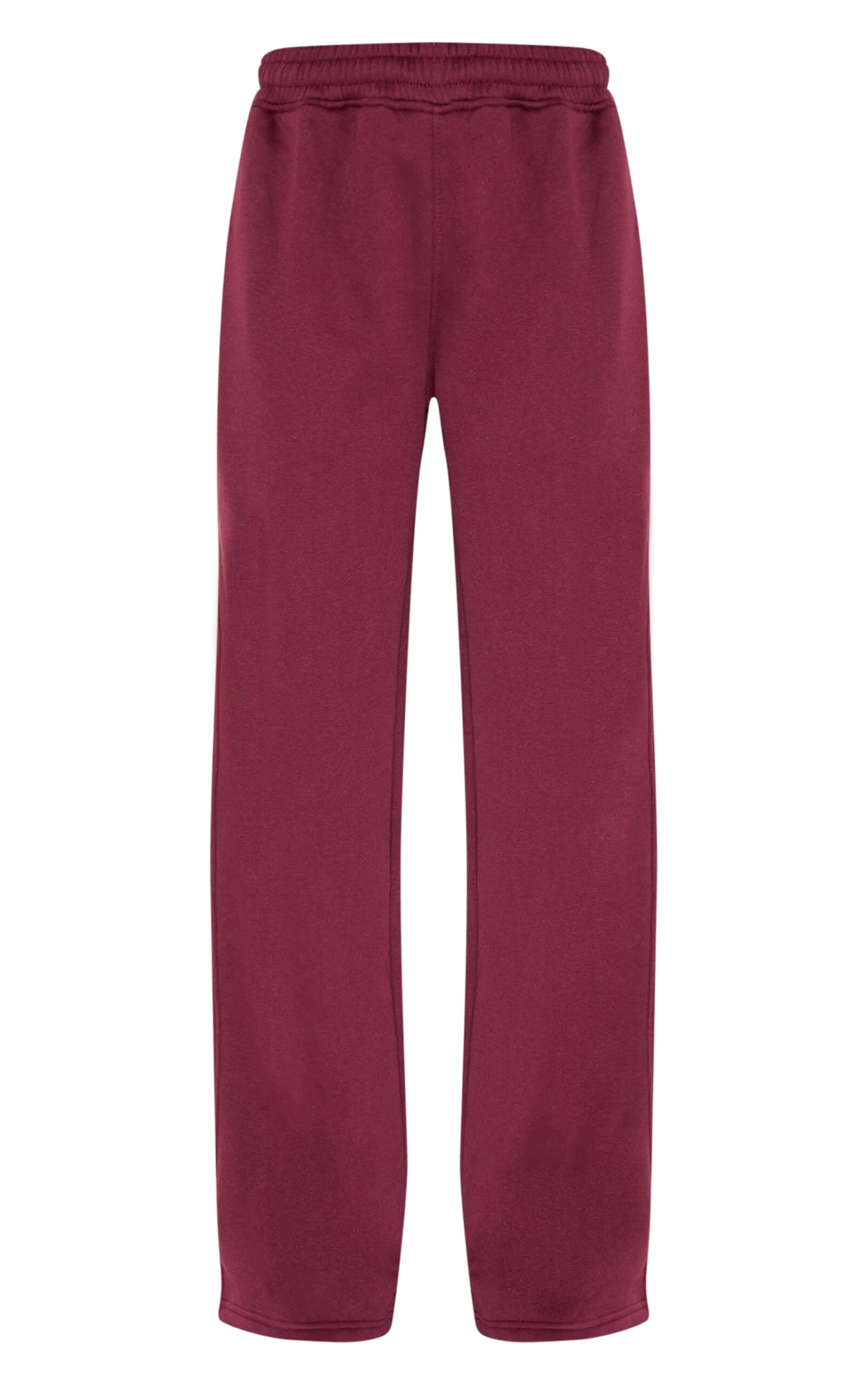 Prettylittlething Burgundy Wide Leg Sweat Sweatpants 5 Prettylittlething Burgundy Wide Leg Sweat Sweatpants - Image 5
