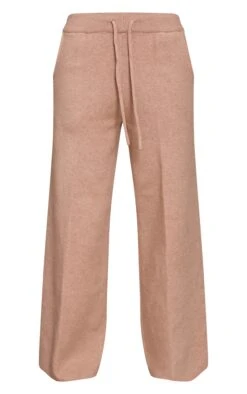 Oat Drawstring Wide Leg Knitted Pants -Pretty Little Thing Shop 15a780776472c279f18d2be1db48e7bfb3ca3685 CNN9734 5 oat drawstring wide leg knitted trousers