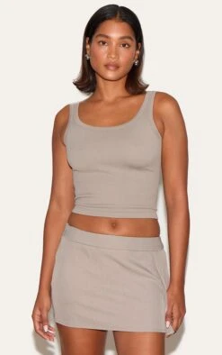 Prettylittlething Clay Tailored Pleated Micro Mini Skirt -Pretty Little Thing Shop 15ae17612f722bd24b951d21205c61453c6b5f64 CNL9713 4 clay tailored pleated micro mini skirt