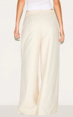 Prettylittlething Cream Woven Double Pleat Wide Leg Pants 7 Prettylittlething Cream Woven Double Pleat Wide Leg Pants -Pretty Little Thing Shop 15f41fff126e0a56bb00c2a4915b3eb48b5840d0 CNL7444 3 cream woven double pleat wide leg trousers