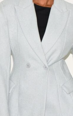 Prettylittlething Grey Double Breasted Asymmetric Wool Look Blazer -Pretty Little Thing Shop 15fdce85888c1e187ec1c06ee141befe4a3cdfbb CNM5310 4 grey double breasted assymetric wool look blazer