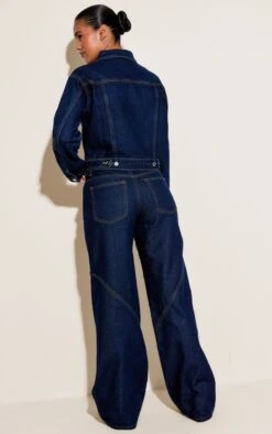 Prettylittlething Indigo Western Seam Detail Jeans -Pretty Little Thing Shop 168e2ae32b2e9058c8ed52af0a10a88662157880 CNN2896 3 indigo western seam detail jeans