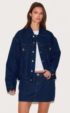 Prettylittlething Indigo Rigid Denim Mini Skirt -Pretty Little Thing Shop 17901decbf68e340810716c8dbcda0e234b3a81d CNM0850 4 indigo rigid denim mini skirt