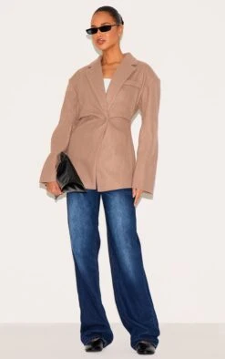 Prettylittlething Brown Wool Look Cinched Blazer 7 Prettylittlething Brown Wool Look Cinched Blazer -Pretty Little Thing Shop 17923bce3287ff6a364a93bbfbf417c6b6e8d9ac cnk9225 3